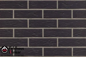 Клинкерная плитка Feldhaus Klinker Classic Anthracit Senso R740NF14 7,1x24 матовая