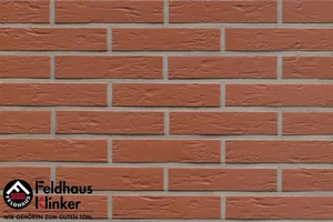 Клинкерная плитка Feldhaus Klinker Classic Carmesi Senso R440DF9 5,2x24 матовая