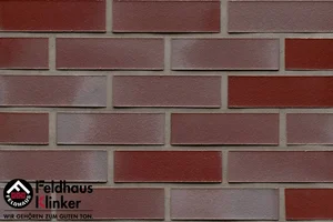 Клинкерная плитка Feldhaus Klinker Classic Galena Ardor Rutila R391NF14 7,1x24 матовая