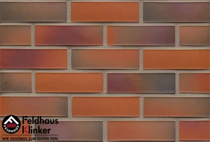 Клинкерная плитка Feldhaus Klinker Classic Galena Terreno Rosato R489NF14 7,1x24 матовая