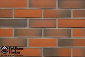 Клинкерная плитка Feldhaus Klinker Classic Galena Terreno Viva II R483NF14 7,1x24 матовая