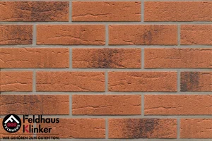 Клинкерная плитка Feldhaus Klinker Classic Terracotta Rustico Carbo R228NF9 7,1x24 матовая