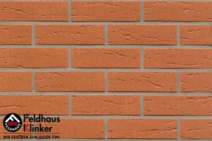 Клинкерная плитка Feldhaus Klinker Classic Terracotta Rustico R227NF14 7,1x24 матовая