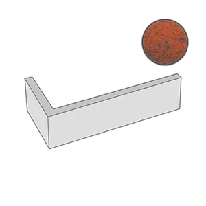 Спецэлемент Feldhaus Klinker Classic Terracotta Rustico W208NF9 7,1x24 матовый