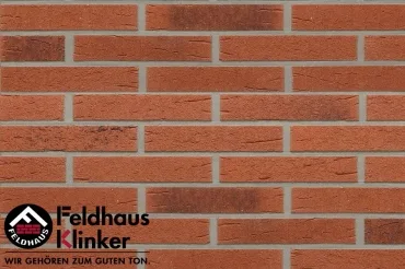 Клинкерная плитка Feldhaus Klinker Classic Terreno Rustico Carbo R488DF9 5,2x24 матовая
