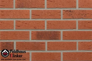 Клинкерная плитка Feldhaus Klinker Classic Terreno Rustico Carbo R488NF9 7,1x24 матовая
