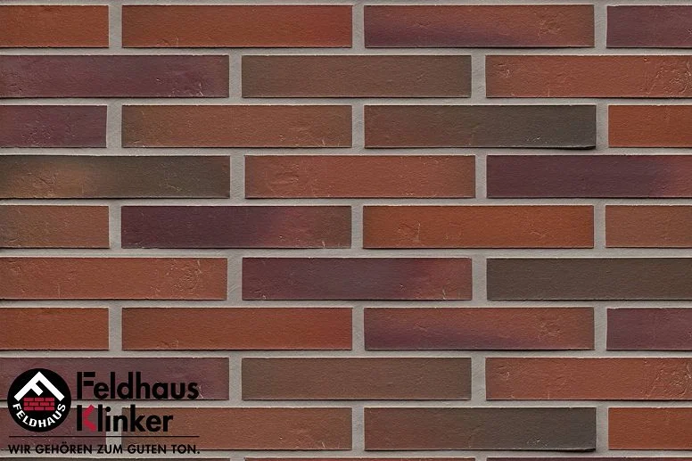 Клинкерная плитка Feldhaus Klinker Accudo Carmesi Bluastro R714DF14 5,2x24 матовая Клинкерная плитка Feldhaus Klinker Accudo Carmesi Bluastro R714DF14 5,2x24 матовая