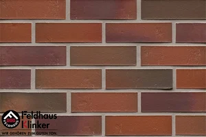 Клинкерная плитка Feldhaus Klinker Accudo Carmesi Bluastro R714NF14 7,1x24 матовая