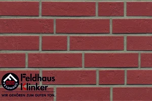 Клинкерная плитка Feldhaus Klinker Accudo Carmesi R711DF14 5,2x24 матовая