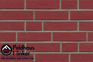 Клинкерная плитка Feldhaus Klinker Accudo Carmesi R711NF14 7,1x24 матовая
