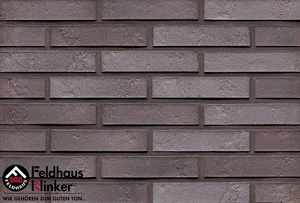 Клинкерная плитка Feldhaus Klinker Accudo Cerasi Ferrum R720DF14 5,2x24 матовая