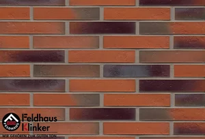 Клинкерная плитка Feldhaus Klinker Accudo Terreno Bluastro R715DF14 5,2x24 матовая