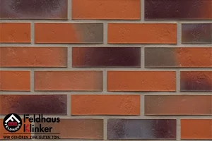 Клинкерная плитка Feldhaus Klinker Accudo Terreno Bluastro R715NF14 7,1x24 матовая