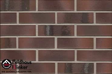 Клинкерная плитка Feldhaus Klinker Carbona Carmesi Maritimo R561NF14 7,1x24 матовая