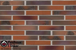 Клинкерная плитка Feldhaus Klinker Salina Terreno Bluastro R582DF14 5,2x24 матовая