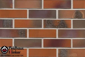 Клинкерная плитка Feldhaus Klinker Salina Terreno Bluastro R582NF14 7,1x24 матовая