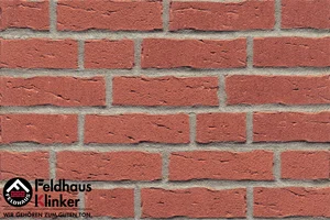 Клинкерная плитка Feldhaus Klinker Sintra Carmesi R694NF11 7,1x24 матовая