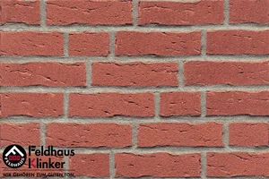 Клинкерная плитка Feldhaus Klinker Sintra Carmesi R694NF14 7,1x24 матовая
