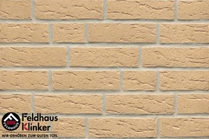 Клинкерная плитка Feldhaus Klinker Sintra Crema R692WDF14 6,5x21,5 матовая