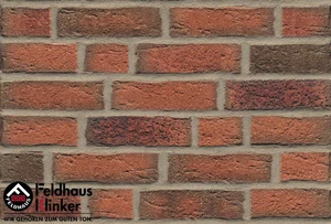 Клинкерная плитка Feldhaus Klinker Sintra Terracotta Linguro R687DF14 5,2x24 матовая