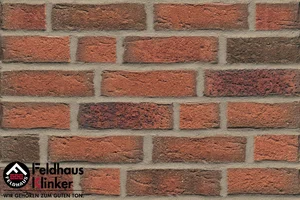 Клинкерная плитка Feldhaus Klinker Sintra Terracotta Linguro R687NF11 7,1x24 матовая