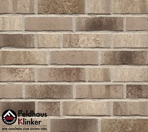 Клинкерная плитка Feldhaus Klinker Vascu Argo Antrablanca R773DF14 5,2x24 матовая