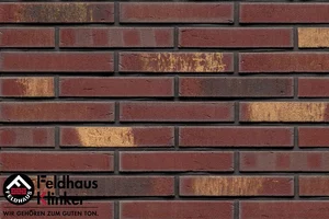 Клинкерная плитка Feldhaus Klinker Vascu Cerasi Legoro R769LDF14 5,2x29 матовая