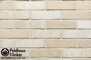 Клинкерная плитка Feldhaus Klinker Vascu Crema Bora R730DF14 5,2x24 матовая