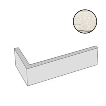 Спецэлемент Feldhaus Klinker Vascu Crema Bora W730DF11 7,1x24 матовый