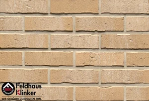 Клинкерная плитка Feldhaus Klinker Vascu Crema Pandra R733NF11 7,1x24 матовая