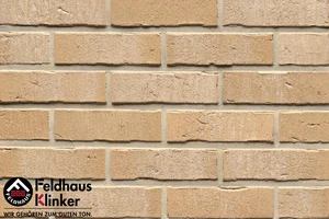 Клинкерная плитка Feldhaus Klinker Vascu Crema Pandra R733NF14 7,1x24 матовая