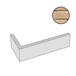 Спецэлемент Feldhaus Klinker Vascu Crema Pandra W733DF11 7,1x24 матовый