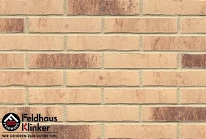 Клинкерная плитка Feldhaus Klinker Vascu Crema Petino R742DF11 5,2x24 матовая