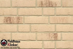 Клинкерная плитка Feldhaus Klinker Vascu Crema Petino R742NF14 7,1x24 матовая