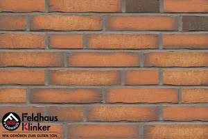 Клинкерная плитка Feldhaus Klinker Vascu Terracota R758DF14 5,2x24 матовая