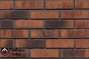 Клинкерная плитка Feldhaus Klinker Vascu Terracotta Locata R767NF14 7,1x24 матовая