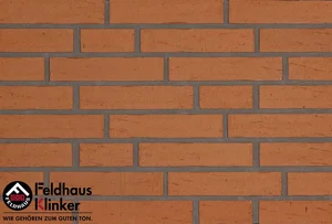 Клинкерная плитка Feldhaus Klinker Vascu Terracotta Oxana R731DF11 5,2x24 матовая