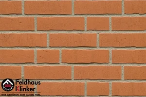Клинкерная плитка Feldhaus Klinker Vascu Terracotta Oxana R731NF14 7,1x24 матовая