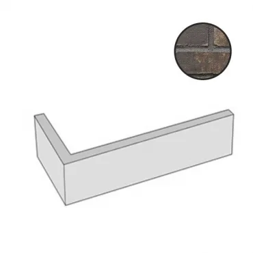Спецэлемент Feldhaus Klinker Vascu Vulcano Blanca W739DF11 7,1x24 матовый
