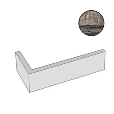 Спецэлемент Feldhaus Klinker Vascu Vulcano Blanca W739NF11 7,1x24 матовый