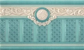 Бордюр Blau Ceramica Fifth Avenue Zoc. AQA 15x25 глянцевый