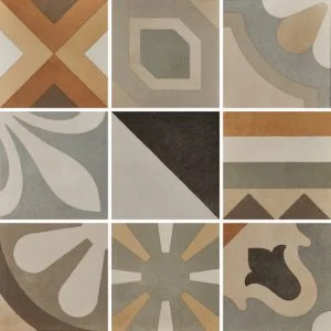 Керамогранит Fioranese Cementine Boho Mix 20x20 натуральный