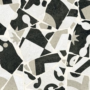 Керамогранит Fioranese Cementine Cocci B&W 20x20 натуральный
