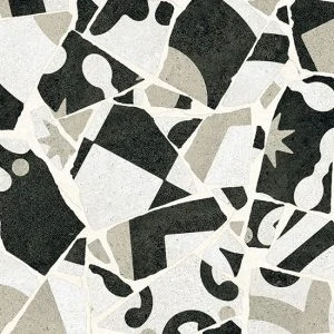 Керамогранит Fioranese Cementine Cocci B&W 20x20 натуральный