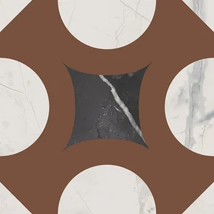 Керамогранит Fioranese Marmorea Intensa 20 Deco Dusty Mauve 20x20 натуральный