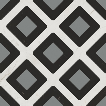 Керамогранит Fioranese Marmorea Intensa 20 Deco Vague Grey 20x20 натуральный