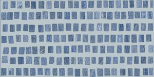 Керамогранит Fioranese Marmorea Intensa Decor Vetro Azul levigato 74x148 глянцевый