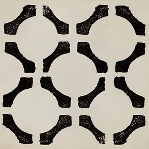 Керамогранит Fioranese Riggiole Bianci Singoli Deco 4 90x90 натуральный