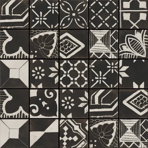 Керамогранит Fioranese Riggiole Nero Mix 30x30 натуральный
