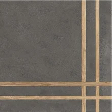 Керамогранит Fioranese Sfrido Cemento4 Nero 4 lines 60x60 натуральный